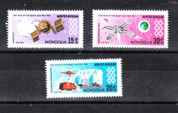 Mongolia  -  1965. Esplorazioni Polari E Spaziali. Polar And Space Explorations. Air Mail Complete MNH - Research Programs