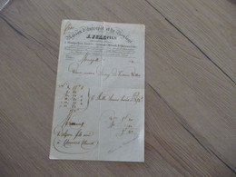 Feuille De Route Lettre De Voiture Roulage J.Fize Montpeliier Pour Clermont Ferrand 1842 Laines - Transportmiddelen