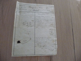 Feuille De Route Lettre De Voiture Roulage 1827 Pessietto Lecler 1833 Toulouse - Transporte