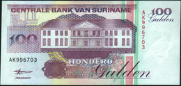 ♛ SURINAME - 100 Gulden 10.02.1998 UNC P.139 B - Surinam