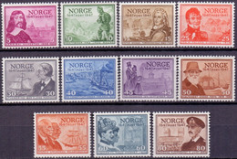 Noorwegen 1947 300 Jaar Postverkeer Serie PF-MNH - Ongebruikt