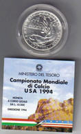 Italia 1994 10000 Lire Campionati Di Calcio USA 1994 In Confezione Della Zecca Fdc - Gedenkmünzen