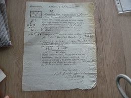 Feuille De Route Lettre De Voiture Roulage G.C.C. 1807 Béziers Pour Blanquier Cette Sète Muscat - Transports