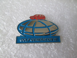 PIN'S   VOLKSWAGEN  GOLF  GENERATION  III - Volkswagen