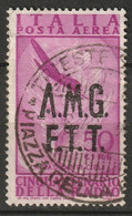 Trieste Zone A 1947 Sc C12 Sa A12 Air Post Used - Airmail