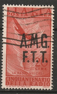 Trieste Zone A 1947 Sc C9 Sa A9 Air Post Used - Luftpost