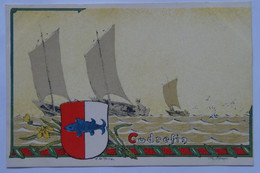 Switzerland 27 Cudrefin Lake Sailing Boats Coat Of Arms - Cudrefin