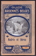 GUIDE TOURISTIQUE DEBUT 1900 - * NANDRIN ET HEROU * - Avec Carte Dépliante - Photo's Et Publicité De La Région - Rare ! - Nandrin