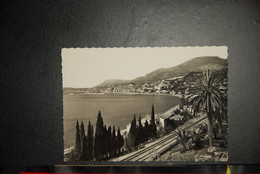 CP, 06, Menton -Alpes Maritimes - Vue Prise De La Frontiêre - CAP Nº 169 - Dentelée - Menton