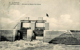 Le Crotoy * La Plage Jolie * écluses Du Bassin De Chasse - Le Crotoy