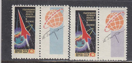 USSR 1962 - Space, Mi-Nr. 2587 (2 Stamps), MNH** - Unused Stamps