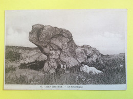 Chausey îles Chausey Carte Animée Pierres Druidiques Menhirs Dolmens Le Bouledogue - Andere & Zonder Classificatie