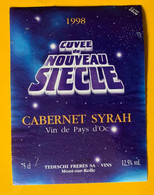 16557 - Cuvée Nouveau Siècle Cabernet Syrah 1998 Vin De Pays D'Oc - Anno 2000