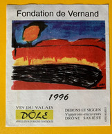 16564 - Dôle 1996 Fondation De Vernand Illustration Anne-Marie P. - Arte