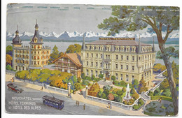 - 949 -   NEUCHATEL  HOTEL   TERMINUS   ( Tram !!! ) - Neuchâtel