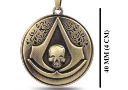 ASSASSIN CREED ORIENTE CHAIN COLLANA CON CIONDOLO SUPER CLASSE PER LEI & LUI UNISEX PIRATI - Teatro & Disfraces