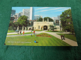 VINTAGE UK NOTTINGHAMSHIRE: NOTTINGHAM Castle Gate Colour 1980? Salmon - Nottingham