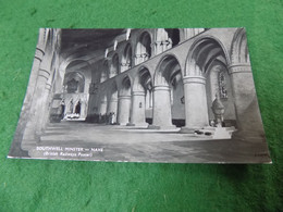 VINTAGE UK NOTTINGHAMSHIRE: SOUTHWELL Minster Nave B&w British Railways - Andere & Zonder Classificatie