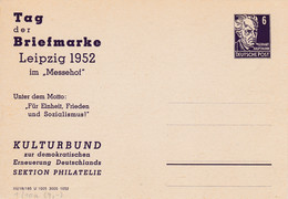 DDR,  PP 1/10a  MNH **,  Kulturbund Leipzig, Tag Der Briefmarke - Cartoline Private - Nuovi
