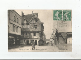 NOGENT LE ROI 9  VIEILLES MAISONS GRANDE RUE (BOULANGERIE BREANT) 1909 - Nogent Le Roi