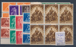 BELGIUM COB 701/709 MNH - Unused Stamps