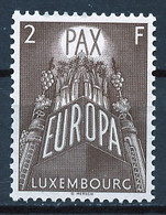 Europa CEPT 1957 Luxembourg - Luxemburg Y&T N°531 - Michel N°572 *** - 2f EUROPA - 1957