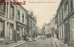 MOULINS-LA-MARCHE LA GRANDE-RUE ANIMEE 61 ORNE - Moulins La Marche