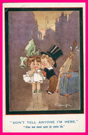 FRED SPURGIN - Série WEE MITES - N° 474 - Couple D'Enfants - Vacances - " Pas Un Mot Que Je Suis Là " - Valise - 1916 - Spurgin, Fred