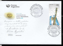 ARGENTINE,ARGENTINA 2020 DRAPEAUX,FLAG NATIONAL EMBLEMS PRESIDENTIAL RENEWEAL  FDC,PREMIER JOUR - Neufs