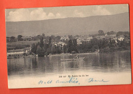 ZBN-29 Saint-Aubin Vu Du Lac. Dos Simple. Cachet 1905. DN 517 - Saint-Aubin/Sauges