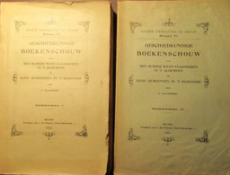 Geschiedkundige Boekenschouw Over Het Huidige West-Vlaanderen ... - Door P. Allossery - Folklore - Heemkunde - 1912 - Histoire