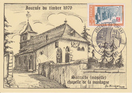 57 - SARRALBE - JOURNEE DU TIMBRE 10.03.1979 - CHAPELLE DE LA MONTAGNE - Sarralbe