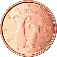 Chypre, 2 Euro Cent, 2009, SPL, Copper Plated Steel, KM:79 - Zypern