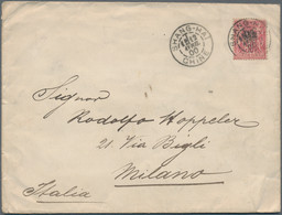 China - Fremde Postanstalten / Foreign Offices: France, 1894, Ovpt. "Chine" In Black On 50 C. Tied " - Sonstige & Ohne Zuordnung