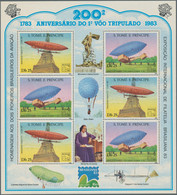 Thematik: Zeppelin / Zeppelin: 1983, SAO TOME E PRINCIPE: International Stamp Exhibition BRASILIANA' - Zeppeline