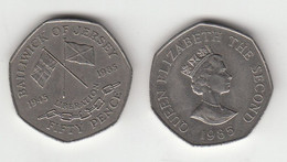 Jersey 50p Coin Decimal 1985 (Large Format) Circulated - Jersey