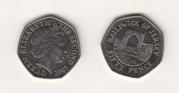 Jersey 50p Coin Decimal 2005 (Small Format) Circulated - Jersey
