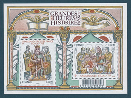 FRANCE 2015 Les Grandes Heures Des Histoires De France/Charlemagne: Miniature Sheet UM/MNH - Mint/Hinged