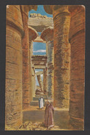 Egypt - RARE - Old Post Card - Luxor Temple - Cartas & Documentos