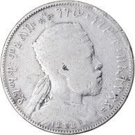 Monnaie, Éthiopie, Menelik II, 1/2 Birr, 1897, Paris, TB, Argent, KM:4 - Ethiopie