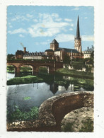 Cp , 86 , SAINT SAVIN SUR GARTEMPE , Le PONT NEUF , L'église Et L'abbaye , écrite - Saint Savin