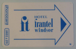 FRANCE - Landis & Gyr - Magnetic - Hotel Frantel Windsor - 1978 - Very RARE - Internes