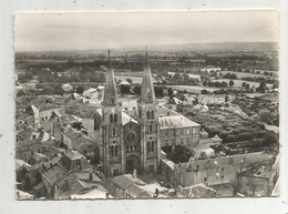 Cp , 79 , En Avion Au Dessus De... CHATILLON SUR SEVRE ,  L'église , Ed. Lapie ,  Vierge ,n° 3 - Autres & Non Classés