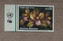 Vi05-01 : Nations-Unies (Vienne) / Protection De La Nature - Orchidée Cymbidium Ensifolium - Unused Stamps