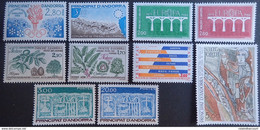 Andorre N° 327 à 336 Neufs ** Année Complete 1984 - Andere & Zonder Classificatie