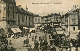 Sablé Sur Sarthe * Place De L'hôtel De Ville * Marché Foire - Sable Sur Sarthe