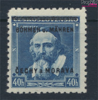 Böhmen Und Mähren 6 Postfrisch 1939 Aufdruckausgabe (9482437 - Unused Stamps