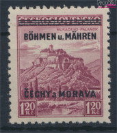 Böhmen Und Mähren 11 Postfrisch 1939 Aufdruckausgabe (9482429 - Unused Stamps