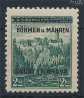 Böhmen Und Mähren 14 Postfrisch 1939 Aufdruckausgabe (9482426 - Ungebraucht