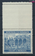 Böhmen Und Mähren 60LS Mit Leerfeld Postfrisch 1940 Freimarken (9474960 - Unused Stamps